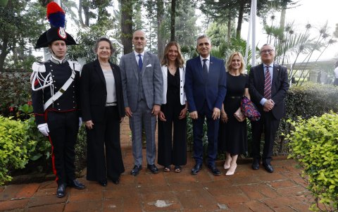 Andreas Billi, Caterina Bertolini, Mirko Costa, Lizette Pahlitzsch, Andrea Rapido, Daniella Rapido y Elio Gueli.