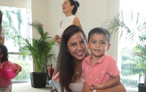 Tamara Escudero y Mateo Mancero.