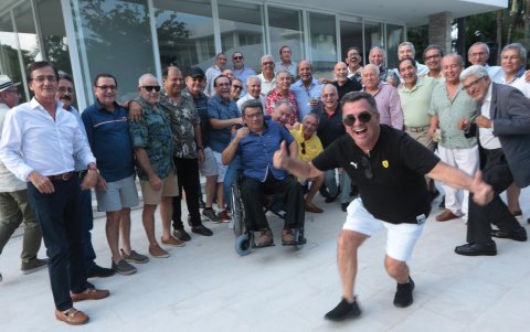 El encuentro transcurrió entre anécdotas y bromas.