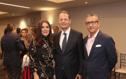 Mónica Peña, Andrés Crespo y Roberto Maspons.