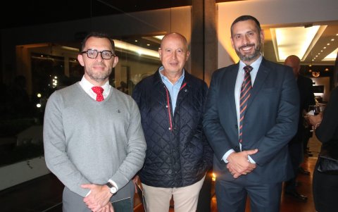 Max Borge, Walter Betancourt y Luis Naranjo.