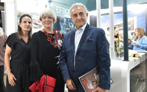 Gabriela Velazco, María Gabriela Sáenz y Alfredo León.