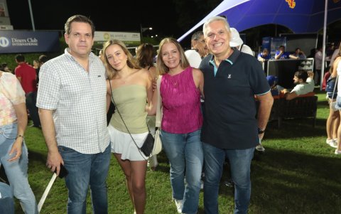 Xavier Guerrero, Sofía Espinoza, Nena Carvajal de Puga y Roberto Puga.