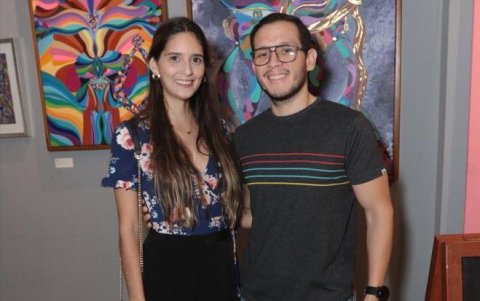 Colombia Merizalde y Gabriel Diaz.