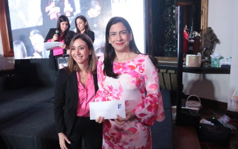 Lorena Garay fue una de las favorecidas en los sorteos.