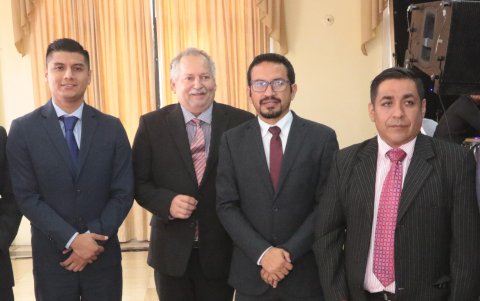 Tomás Hernández, Paulo Centanaro, Néstor Vera y Diego Arcos.