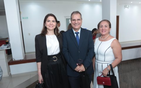 Andrea Sánchez, Jorge Serrano y Eugenia Molina.