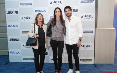 Rosario Alfaro, Vanessa Zenck y Pablo Ramírez.