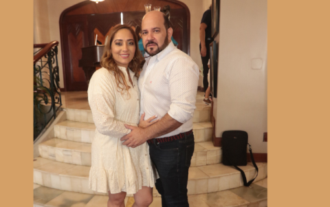 María Elena Azar y Gian Carlo Galliani.