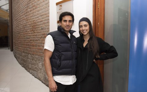 Luis Felipe García y Daniela Chediak.