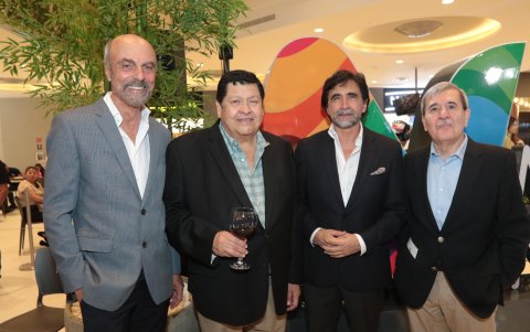 Mario Dongarrá, Eduardo Donoso, Virgilio Gonzenbach y Aldo Volpe.