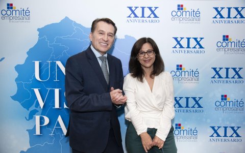 Roberto Álvarez y Paulina Yánez.