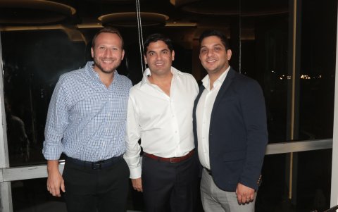 Ernesto Amador, Miguel Seminario y Sebastián Borbor.