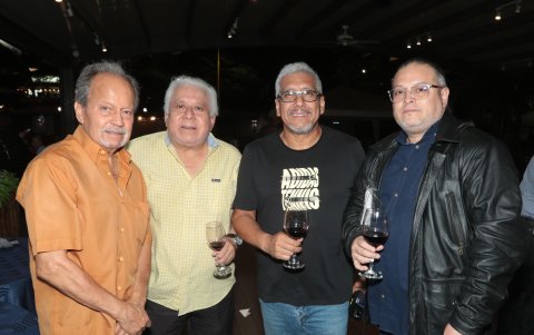 Tito Gumtel, Eduardo Romero, Raúl Ramos y César Agusto Montalvo.