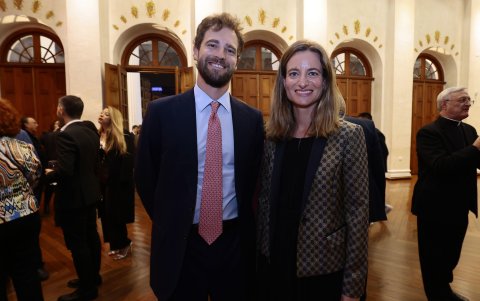 Jorge Alzina y Mercedes Millán.