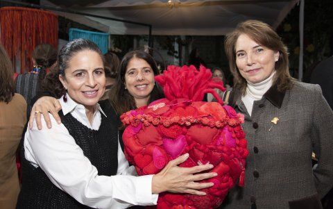 Claudia Colina, Lucía Pachón y Sofía Chiriboga.