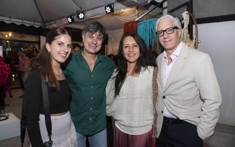 Manuela Vivero, Diego Vivero, Alexandra Flores y Juan Carlos Beltrán.