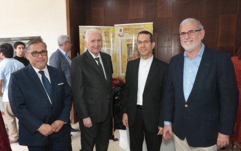 Gabriel Rovayo, Aquiles Rigail, Jorge Mario Jaramillo y Alberto Dahik.