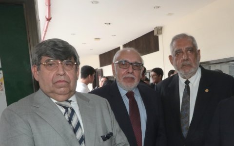 Marcelo Andrade, Miguel Ángel Valdivieso y Luis Villacrés.