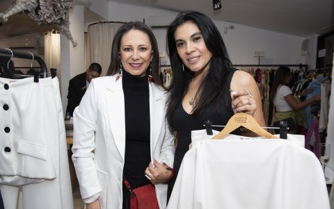 Ivis Vega y Tania Idrovo.