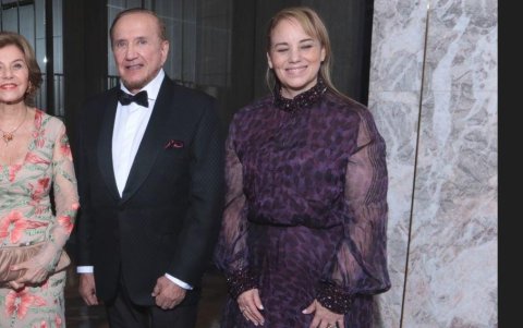 Isabel Noboa, Agustín Loor y Mariuxi Silva.