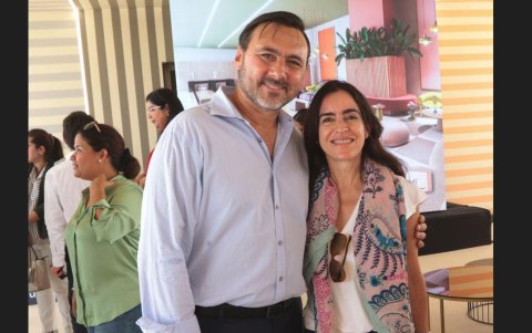 Carlos Scheel y Camila Lanusse.