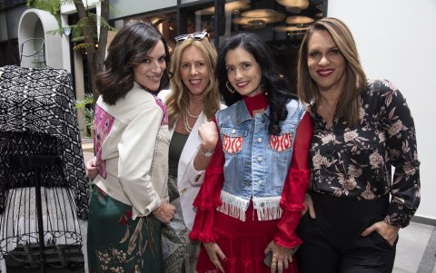 Lorena Novasco, Maite Fradejas, Paulina Andrade y Maria Mercedes Castro.