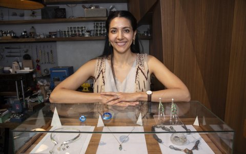 Ana María Borja, creadora del taller-galería Ignistudio, también estuvo presente.