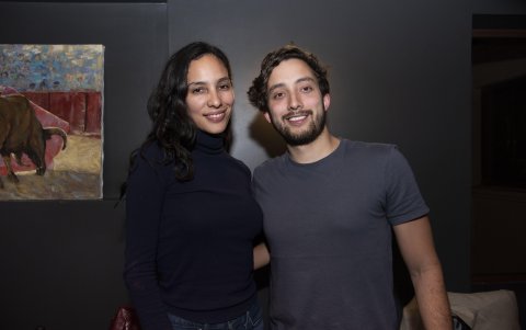 Luisa Castaño y Pedro Monge.