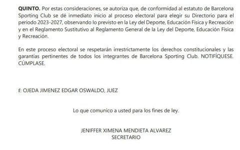 Se llama a elecciones, 60 días después