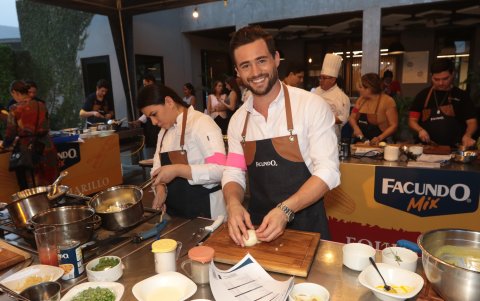 Daniela Valverde y el chico reality Luis Fain hicieron buena dupla.