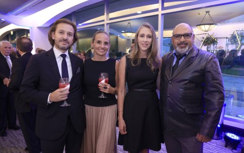 José Jervis, Monserrath Ponce, Verónica Pastor y Sebastián Campaña.