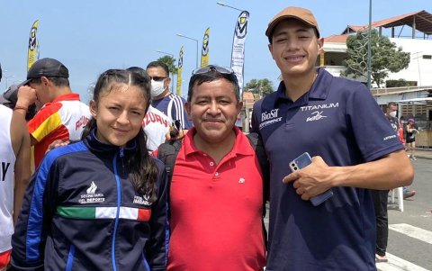 Glenda Morejón y David Hurtado, ya clasificados a París 2024.
