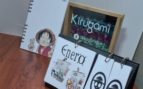 Arte.- Imagen de una serie que se popularizó en Netflix, One Piece y las personas pedían para poner en camisetas y jarros.