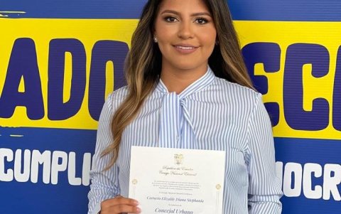 En mayo pasado, Carnero recibió las credenciales que la reconocían como autoridad de elección popular como concejal de Naranjal.