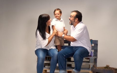 José María tiene síndrome de Down.