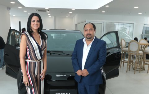 Paola Coloma y Franklin Benavides.