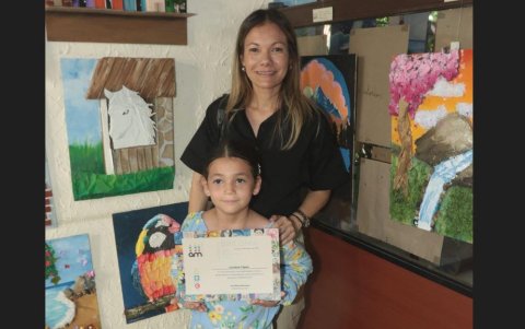 Verónica Faytong y Luciana Yépez.