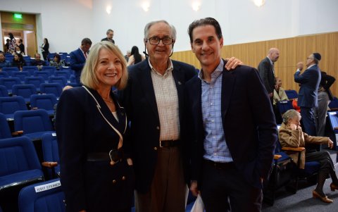 Iudth Steiner, Pedro Steiner y Daniel Pérez.