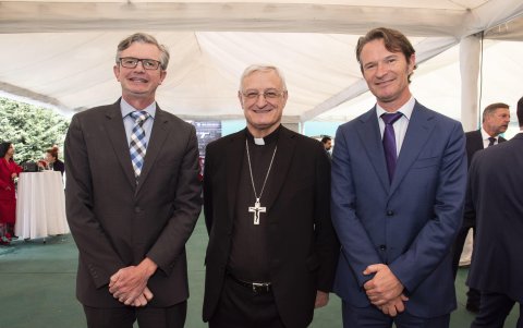 Juan Carlos Vega, Andrés Carrascosa y Santiago Peralta.