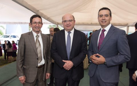 Fabián Baca, Luis Baca y Genaro Baldeón.