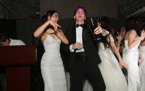 Valeria Villavicencio y Rodrigo Morán.