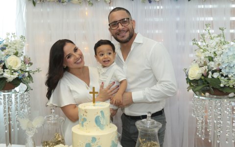 Érika de Nieto, Salvatore y Walter Nieto.