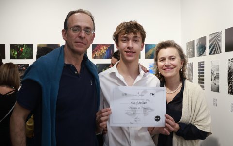 Luis Beckmann, Marc Beckmann y Amaya Vicente.