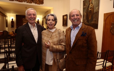 Francisco Febres-Cordero, Margarita Arroyo y Patricio Eastman.