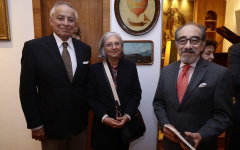 José Ignacio Albuja, Paulina Álvarez y Jorge Ortiz.