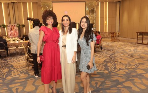 Andreína González, Clara María Reyes e Ilse Herrera.