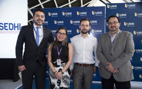 David Muñoz, Carla Valdivieso, Galo Egas y Juan Iglesias.