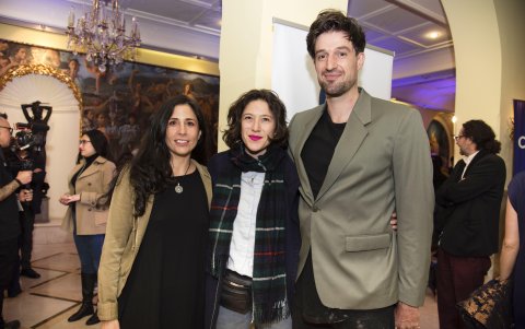 Satya Durán, Isadora Ponce y Daniel Loffredo.
