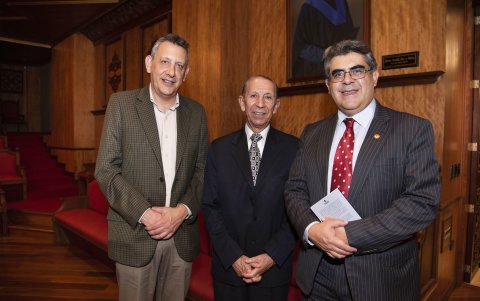 Eduardo Cadena, Lolo Echeverría y César Montaño.